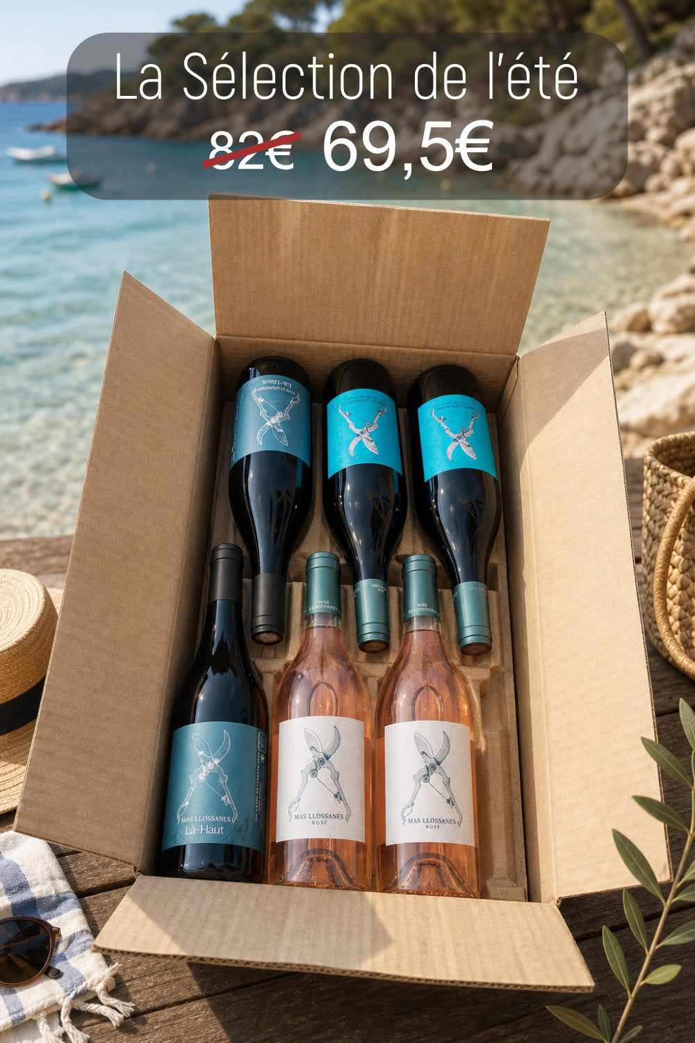Coffret d'été du Mas Llossanes - 6 Bouteilles