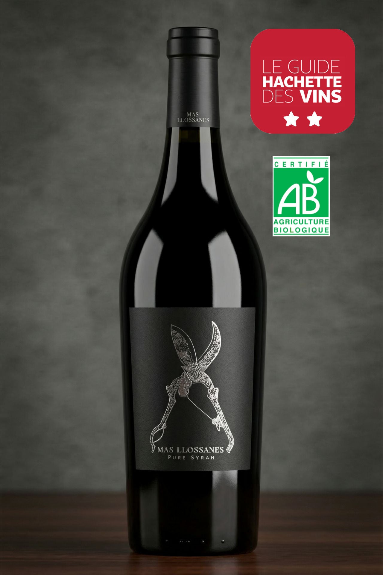 PURE SYRAH 2021 Vin Rouge d'altitude bio & biodynamique